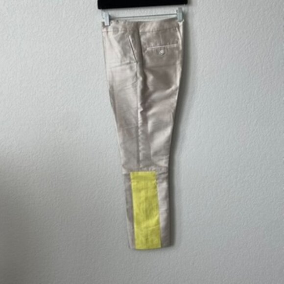 Silk Wool Shantung Tailored Panel Pants Size 2 Small - Picture 3 of 9
